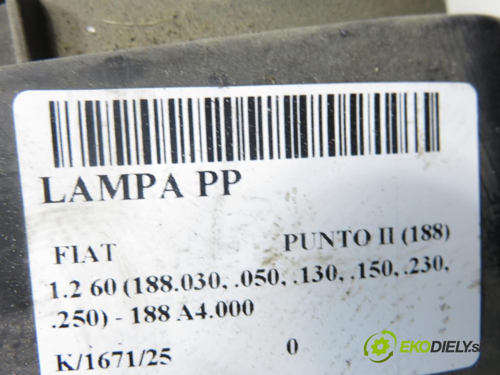 FIAT PUNTO (188_) HB 2003 44,00 1.2 60 - 188 A4.000 1242,00 Svetlo PP 89101063DX
