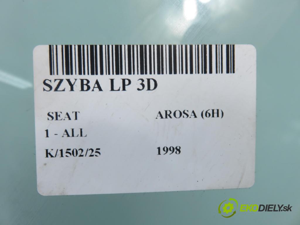 SEAT AROSA (6H) HB 1998 37,00 1.0 50 - ALL 999,00 okno LP 3D