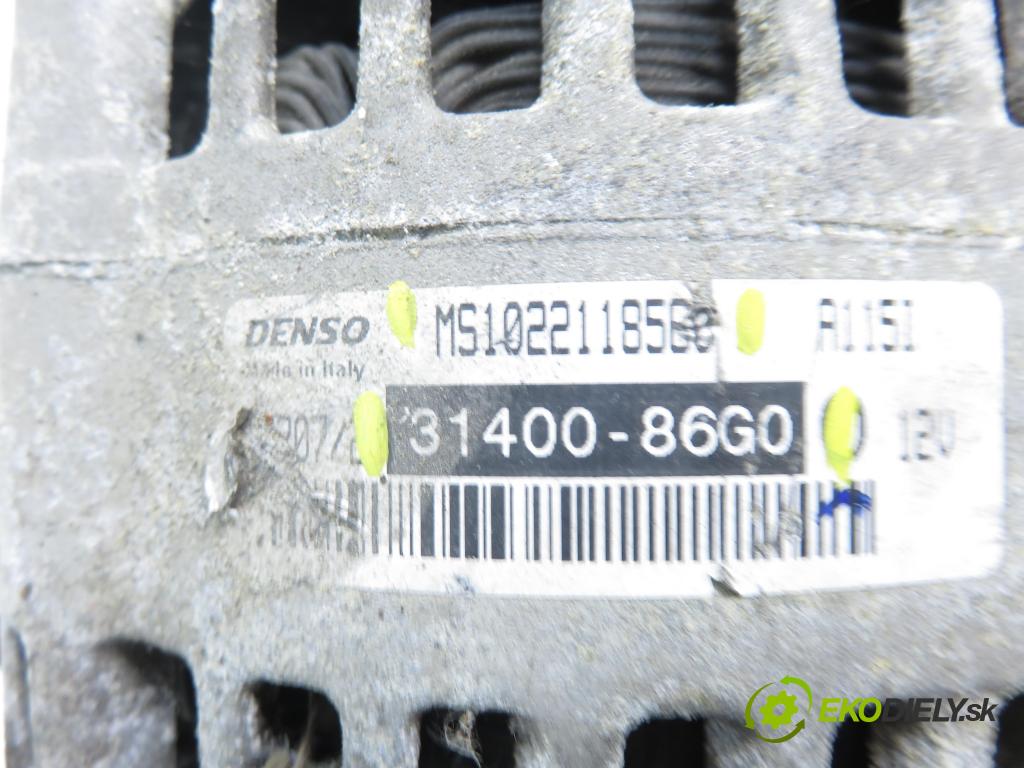 SUZUKI IGNIS II (MH) HB 2003 69,00 1.3 VVT 4x4 94 - M13A 1328,00 Alternátor 3140086G0 ; MS1022118560 (Alternátor)