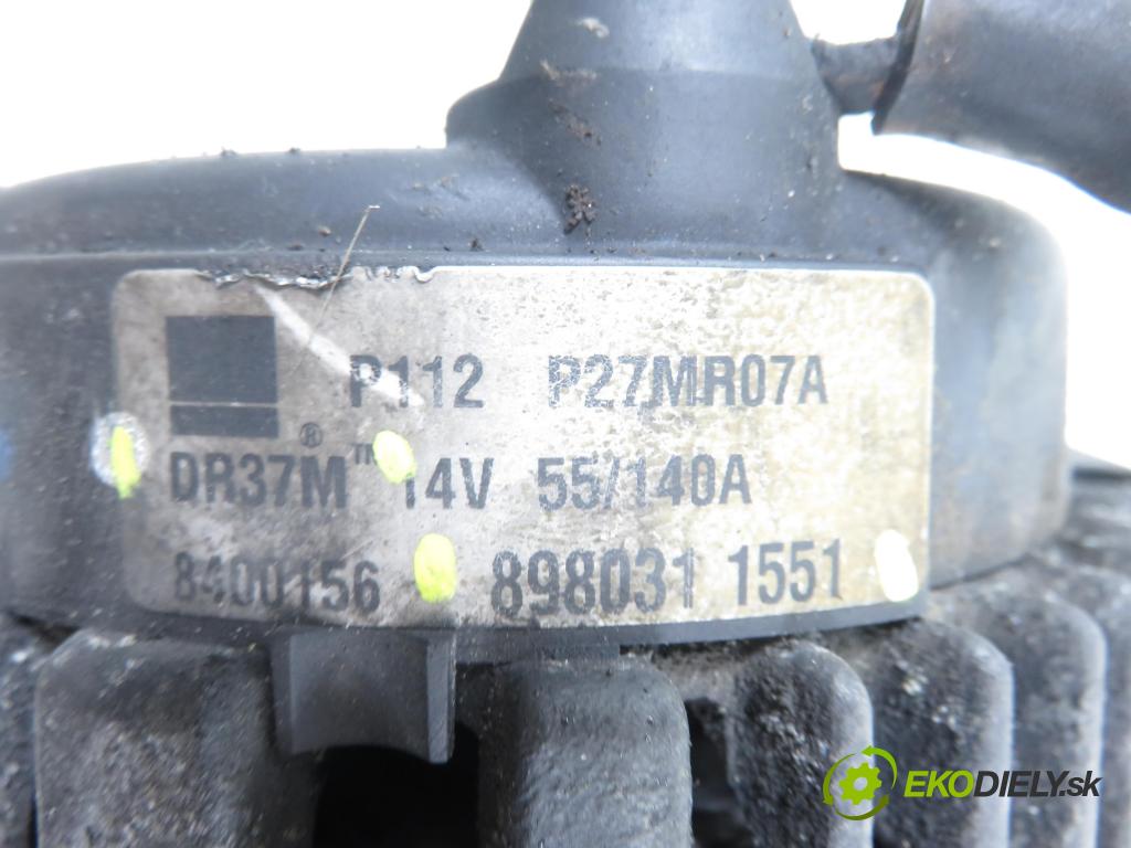 OPEL ASTRA H Kombi (A04) KOMBI 2007 81,00 1.7 CDTI - A 17 DTJ 1686,00 Alternátor 8980311551 ; DR37M (Alternátor)