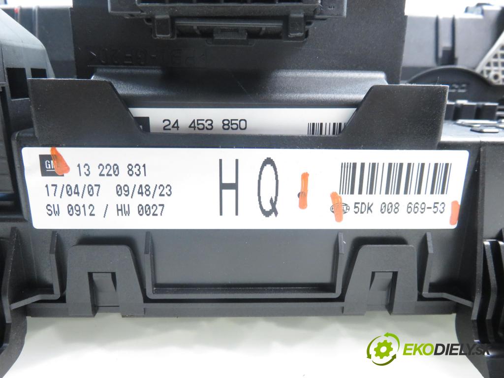 OPEL ASTRA H Kombi (A04) KOMBI 2007 81,00 1.7 CDTI - Z 17 DTJ 1686,00 MODUL BSI 13220831HQ ; 5DK00866953