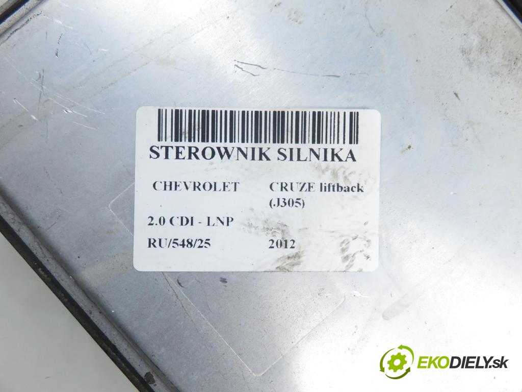 CHEVROLET CRUZE liftback (J305) HB 2012 120,00 2.0 Dsl - LNP 1998,00 Riadiaca jednotka Motor 25187592