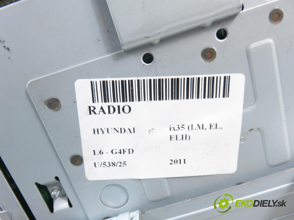 HYUNDAI ix35 (LM, EL, ELH) SUV 2011 99,00 1.6 - G4FD 1591,00 RADIO CD 961602Y230