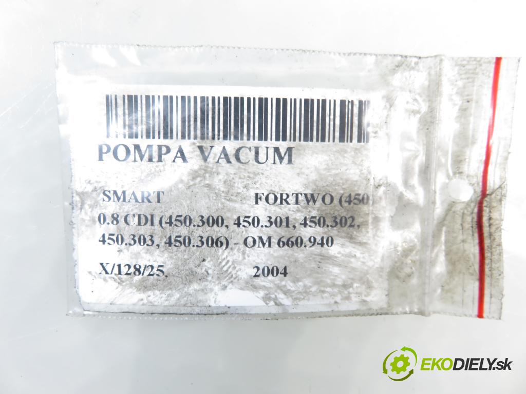SMART FORTWO Coupe (450) HB 2004 30,00 0.8 CDI (450.300, 450.301, 450.302, 450.303, 450.3 799,00 Pumpa vákuová 6602300265 ; 0006827V006