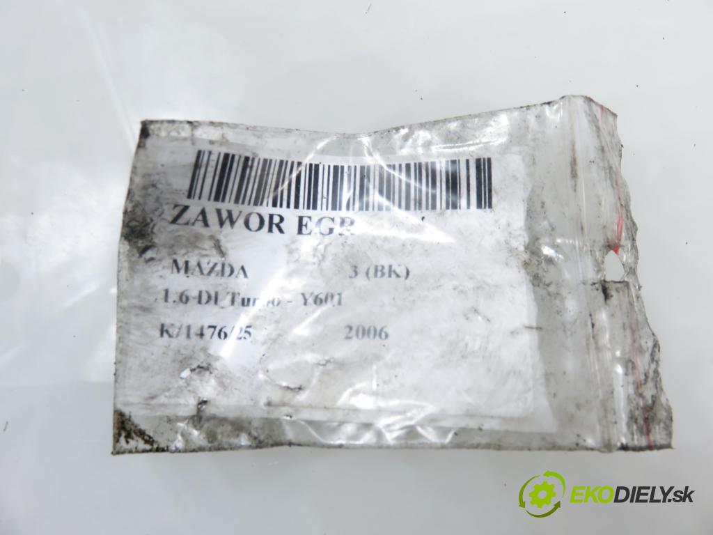 MAZDA 3 (BK) HB 2006 80,00 1.6 DI Turbo 109 - Y601 (PSA) 1560,00 Škrtiaca klapka 9655971880 ; 25352157 (Škrtiaca klapka)