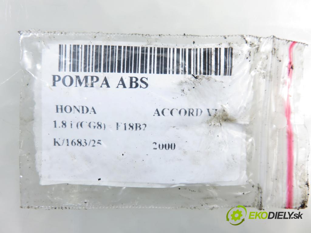 HONDA ACCORD VI (CK, CG, CH, CF8) SEDAN 2000 100,00 1.8 i (CG8) - F18B2 1850,00 Pumpa ABS 0273004356 ; 0265216649 (Pumpa ABS)