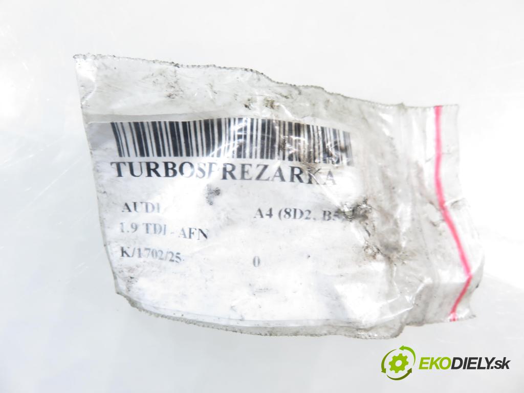 AUDI A4 (8D2, B5) SEDAN 1996 81,00 1.9 TDI 110 - AFN 1896,00 Turbodúchadlo 028145702C (Turbodúchadlo (kompletné))