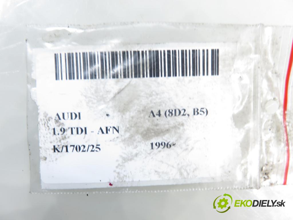 AUDI A4 (8D2, B5) SEDAN 1996 81,00 1.9 TDI 110 - AFN 1896,00 Potrubie VYČERPAT: 028253033AG (Výfukové potrubie)