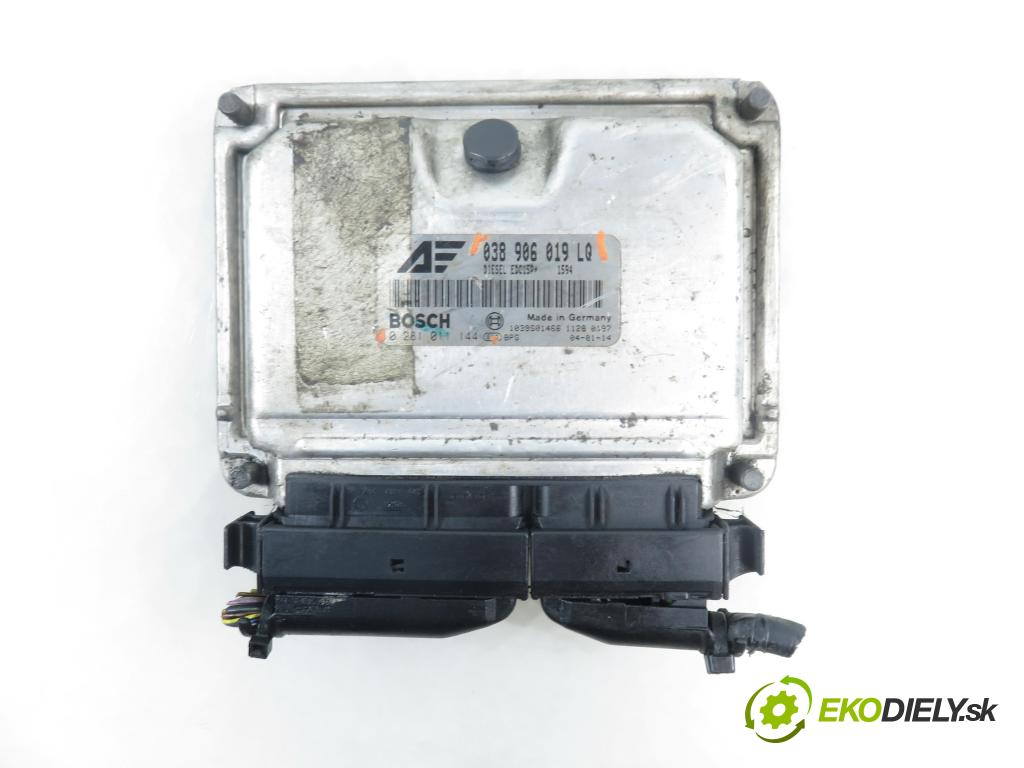 SEAT ALHAMBRA (7V8, 7V9) MINIVAN 2004 85,00 1.9 TDI PD 115 - AUY 1896,00 Riadiaca jednotka Motor 038906019LQ ; 0281011144