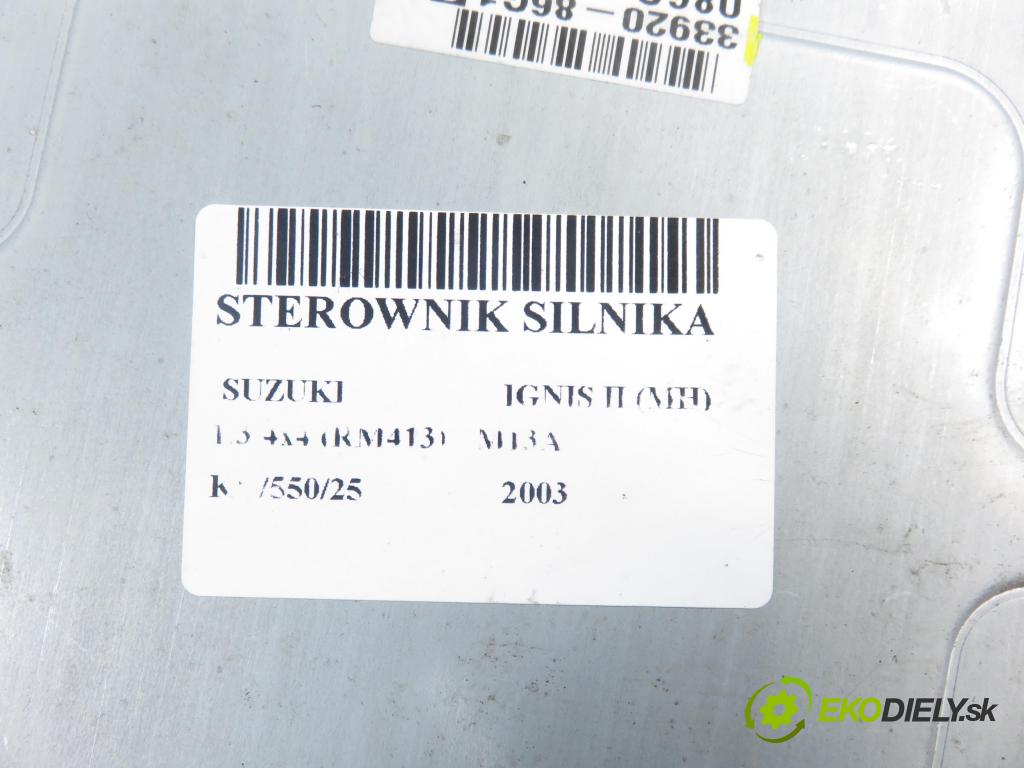 SUZUKI IGNIS II (MH) HB 2003 69,00 1.3 VVT 4x4 94 - M13A 1328,00 Riadiaca jednotka Motor 3392086G12