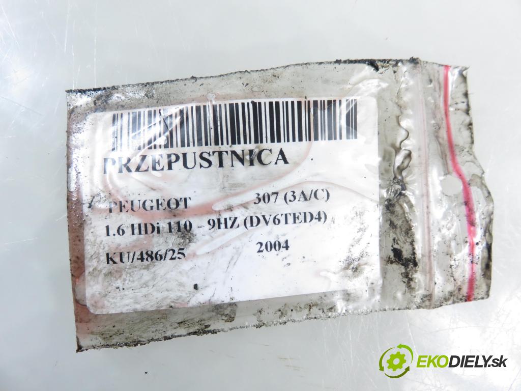 PEUGEOT 307 (3A/C) HB 2004 80,00 1.6 HDi 110 1560,00 Škrtiaca klapka 9649832580 ; 25342946 (Škrtiaca klapka)