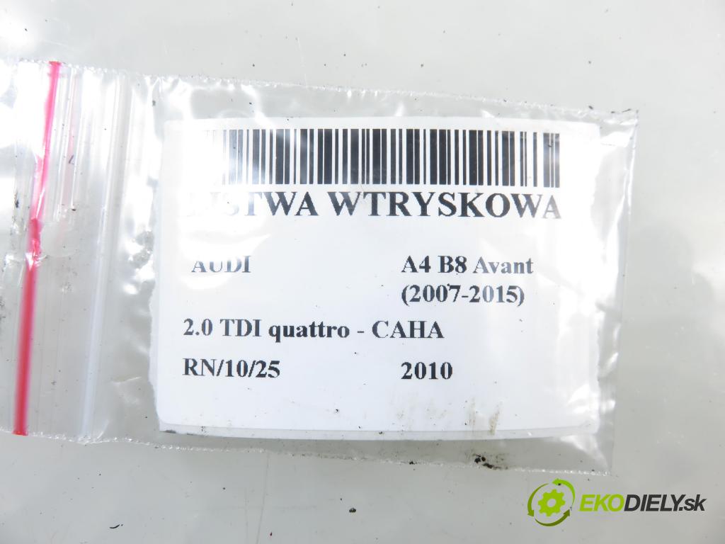 AUDI A4 Avant (8K5, B8) KOMBI 2010 125,00 2.0 TDI quattro - CAHA 1968,00 pumpa vysokého TLAK: 03L130755 ; 03L130277 ; 03L130089A