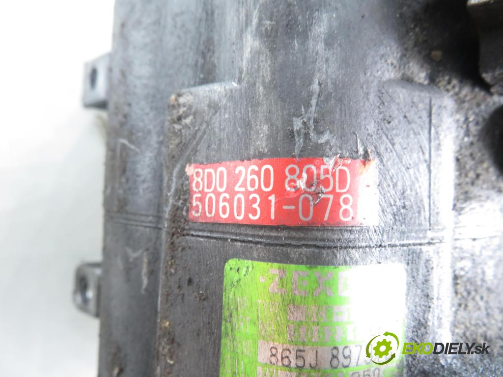 VW PASSAT B5 (3B2) SEDAN 1998 81,00 1.9 TDI 110 - AFN 1896,00 KOMPRESOR: klimatizácie 8D0260805D (Kompresor klimatizácie)