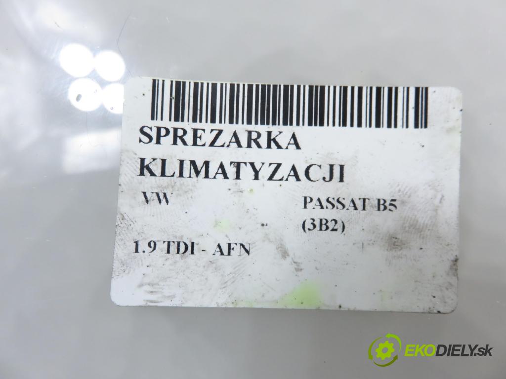 VW PASSAT B5 (3B2) SEDAN 1998 81,00 1.9 TDI 110 - AFN 1896,00 KOMPRESOR: klimatizácie 8D0260805D (Kompresor klimatizácie)