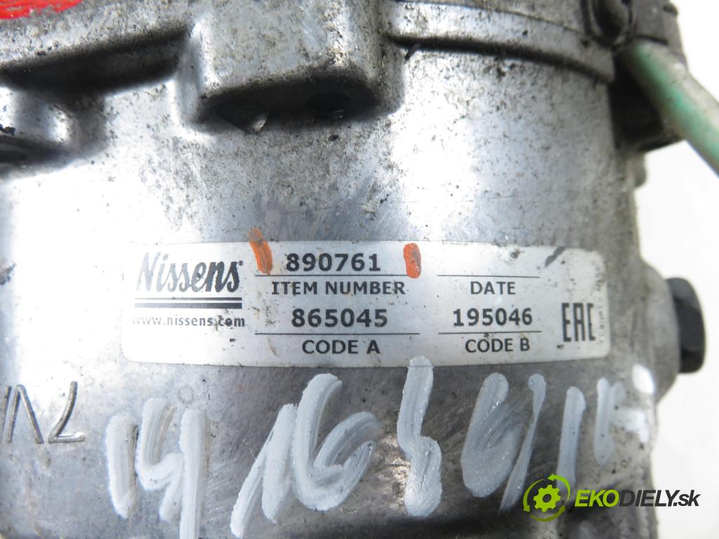 SEAT ALHAMBRA (7V8, 7V9) MINIVAN 2004 85,00 1.9 TDI PD 115 - AUY 1896,00 KOMPRESOR: klimatizace 890761 (Kompresor klimatizace)