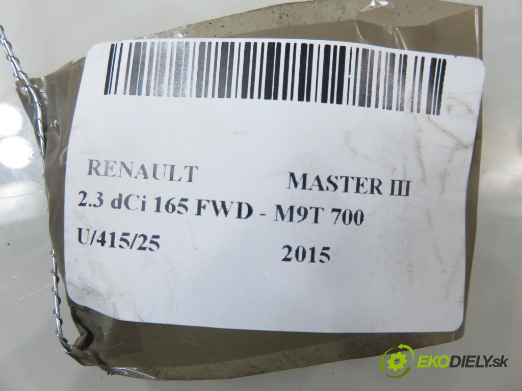 RENAULT MASTER III Platforma / podwozie (EV, HV, UV) KABINA/PLATFORMA 2015 0,00 2.3 dCi 165 FWD - M9T 700 2298,00 ZVEDÁK: