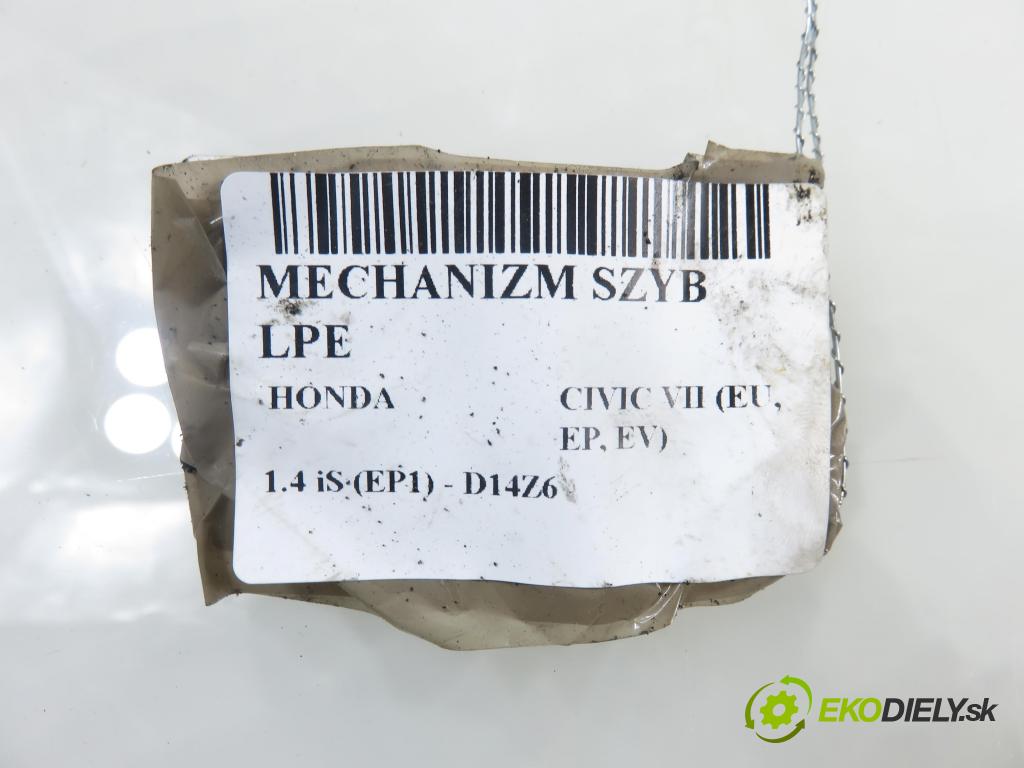 HONDA CIVIC VII Hatchback (EU, EP, EV) HB 2004 66,00 1.4 iS (EP1) 90 - D14Z6 1396,00 mechanismus oken