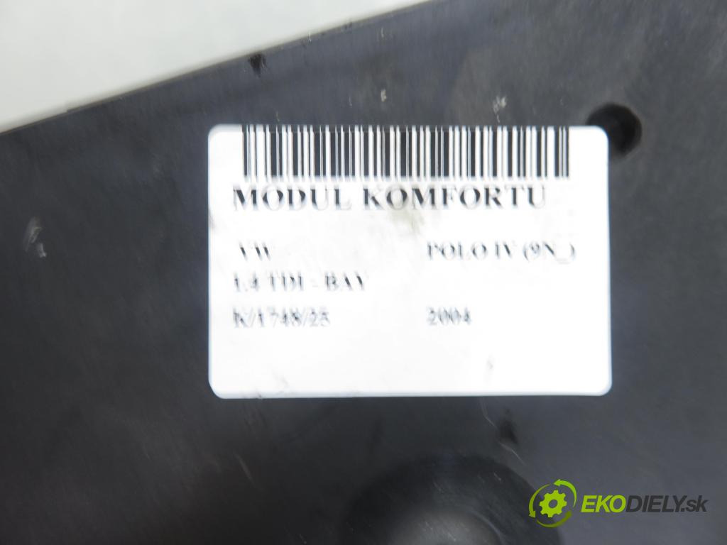 VW POLO (9N_) HB 2004 55,00 1.4 TDI - BAY 1422,00 MODUL komfortu 6Q1937049D ; 5WK48212D