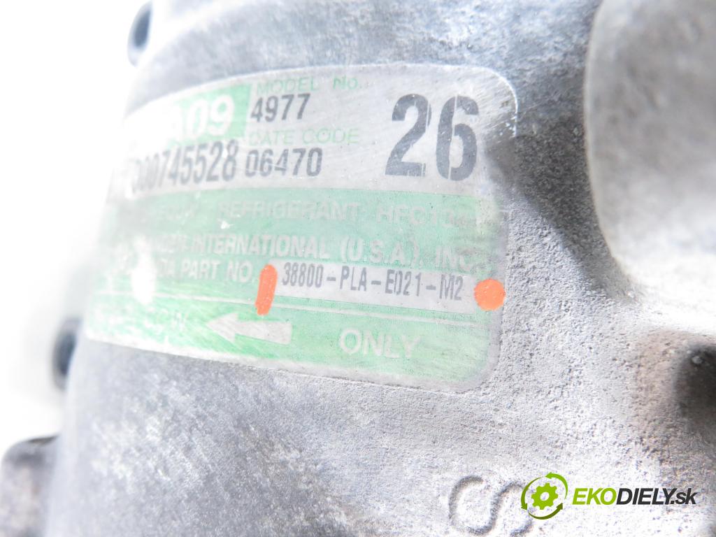 HONDA CIVIC VII Hatchback (EU, EP, EV) HB 2004 66,00 1.4 iS (EP1) 90 - D14Z6 1396,00 KOMPRESOR: klimatizace 38800PLAE021M2 (Kompresor klimatizace)