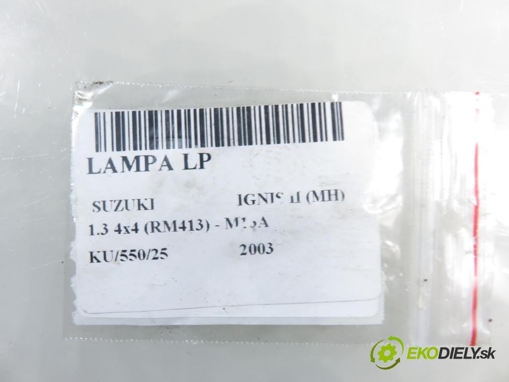 SUZUKI IGNIS II (MH) HB 2003 69,00 1.3 VVT 4x4 94 - M13A 1328,00 Svetlo LP 3530086G10