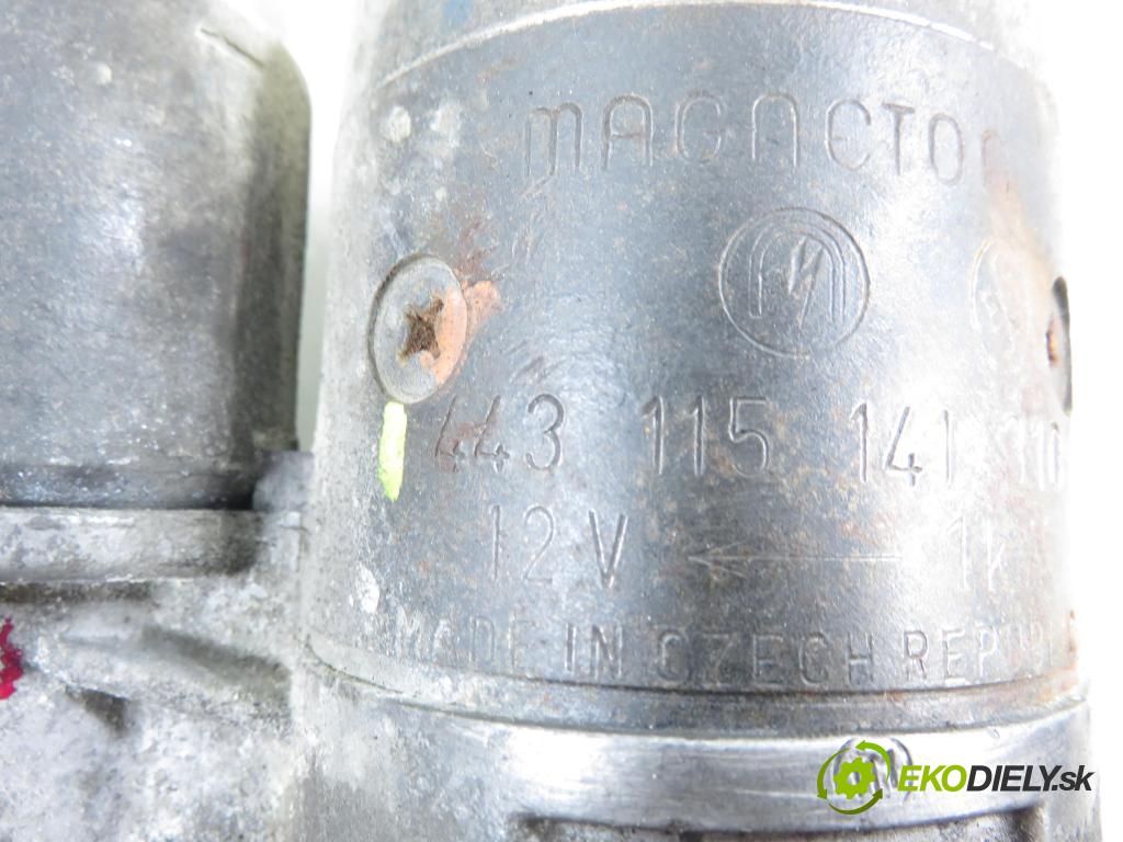 SKODA FELICIA II (6U1) HB 2000 50,00 1.3 MPI 68 1289,00 startér 443115141310 (Startér)