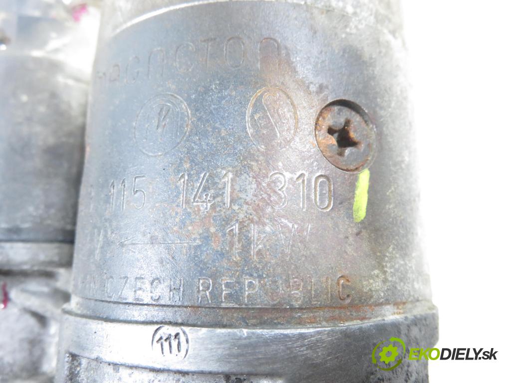 SKODA FELICIA II (6U1) HB 2000 50,00 1.3 MPI 68 1289,00 startér 443115141310 (Startér)