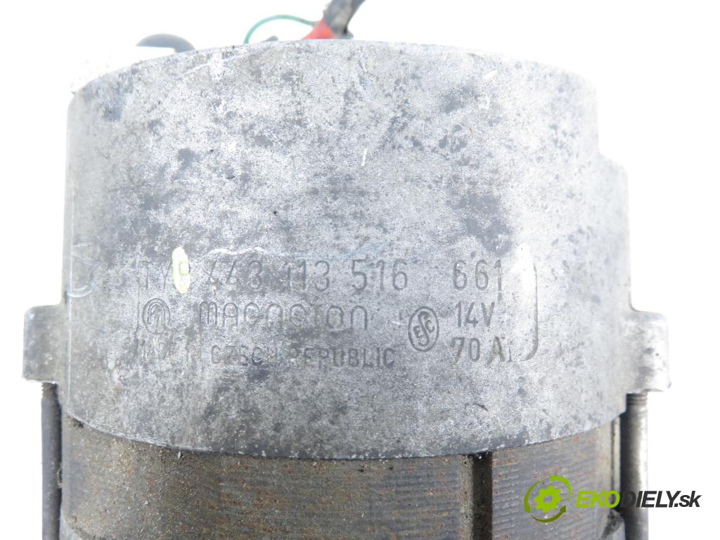 SKODA FELICIA II (6U1) HB 2000 50,00 1.3 MPI 68 1289,00 Alternátor 443113516661 (Alternátor)