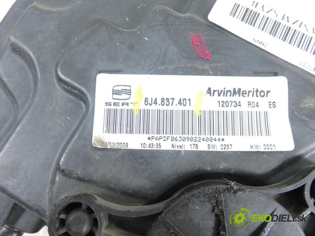 SEAT IBIZA IV (6J5, 6P1) HB 2009 51,00 1.2 12V DOHC 70 - BZG 1198,00 mechanismus oken 6J4837401