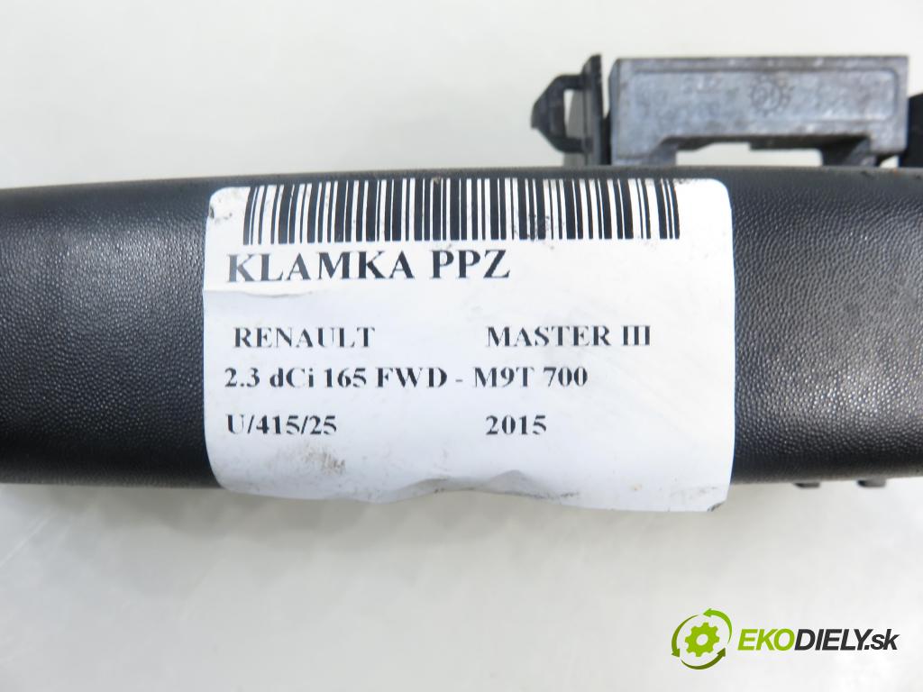 RENAULT MASTER III Platforma / podwozie (EV, HV, UV) KABINA/PLATFORMA 2015 0,00 2.3 dCi 165 FWD - M9T 700 2298,00 klika 806068194R