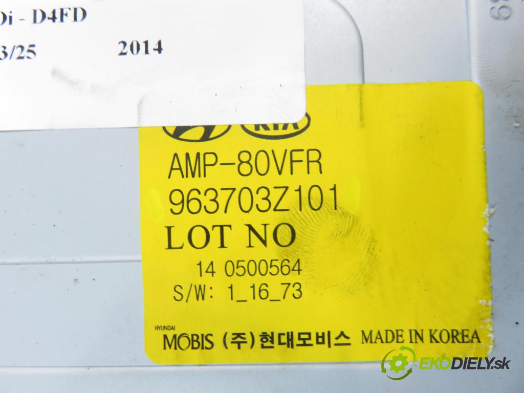 HYUNDAI i40 CW (VF) KOMBI 2014 100,00 1.7 CRDi 136 - D4FD 1685,00 zesilovač 963703Z101 (Zesilovač)