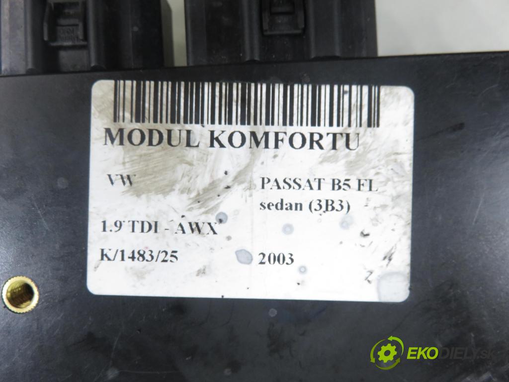 VW PASSAT B5.5 (3B3) SEDAN 2003 96,00 1.9 TDI - AWX 1896,00 MODUL komfortu 1C0959799B
