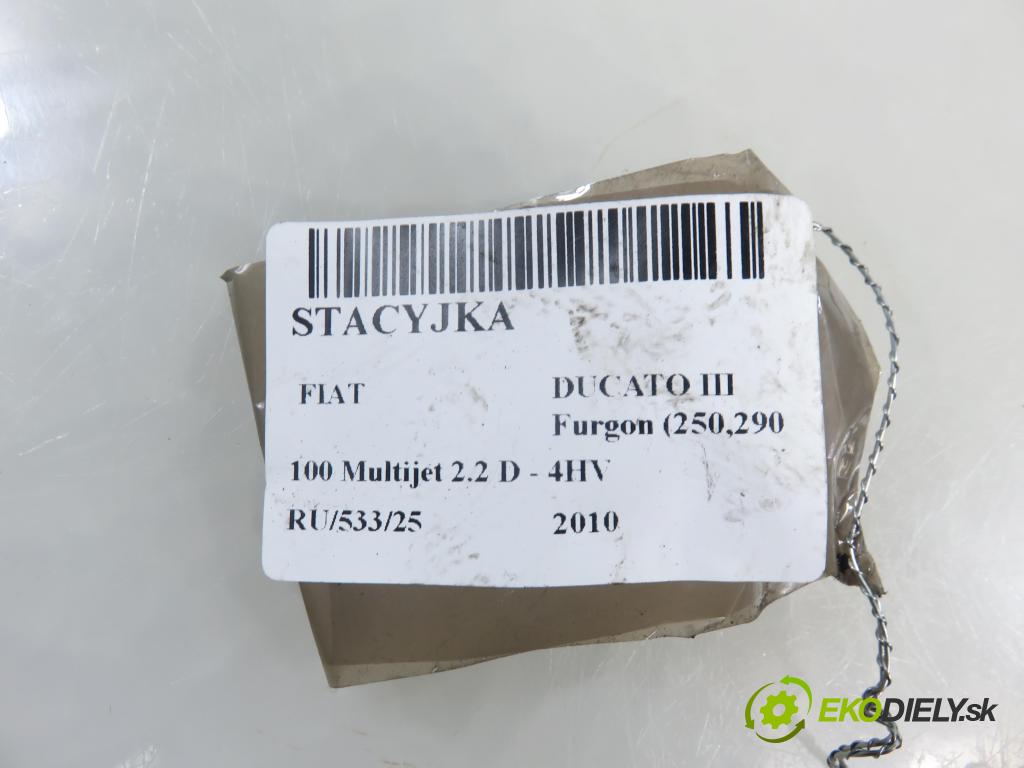 FIAT DUCATO Furgon (250_, 290_) FURGON 2010 74,00 100 Multijet 2.2 D - 4HV 2198,00 spinačka 010990013 (Spínacia skrinka)