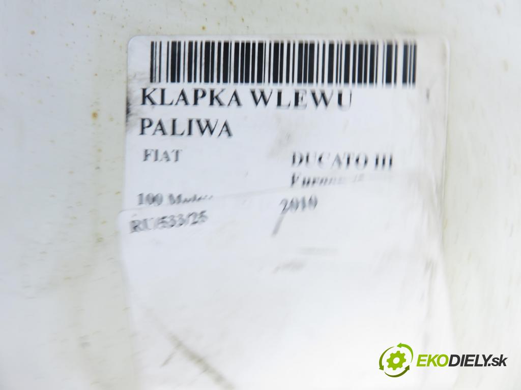 FIAT DUCATO Furgon (250_, 290_) FURGON 2010 74,00 100 Multijet 2.2 D - 4HV 2198,00 dvířka nádrže paliva  (Klika dveří ostatní)