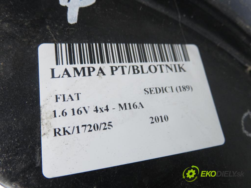 FIAT SEDICI (189_) CROSSOVER 2010 88,00 1.6 16V 120  4x4 - M16A 1586,00 Svetlo pravé zadné 22016684