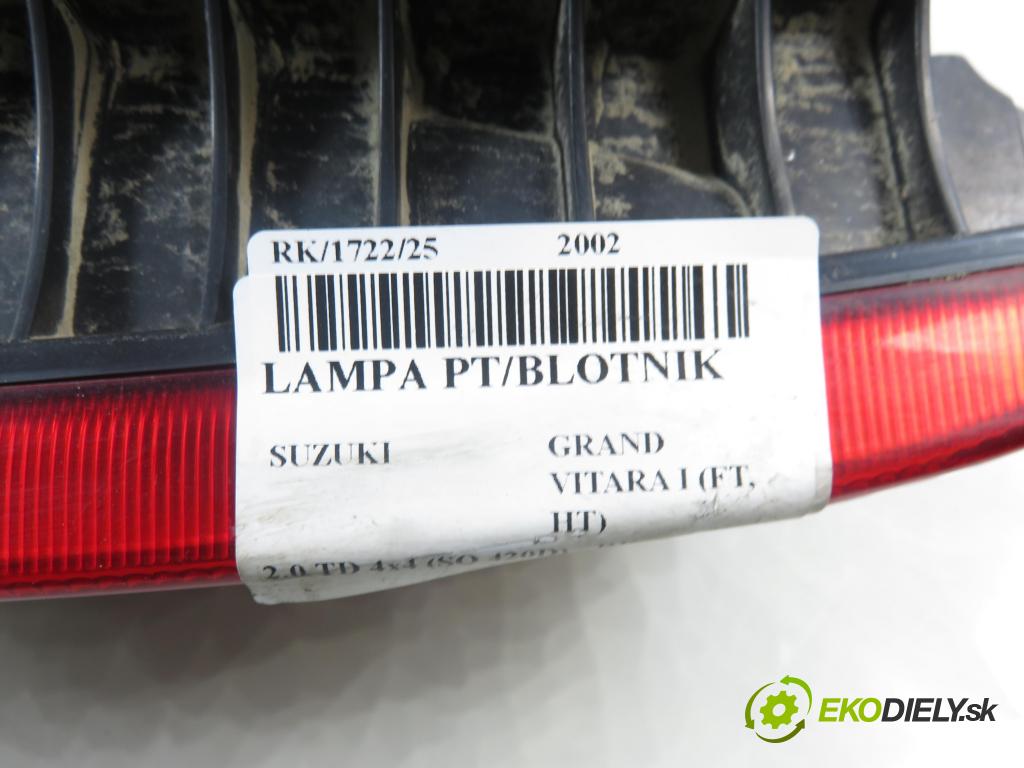 SUZUKI GRAND VITARA I (FT, HT) TERENOWY 2002 64,00 2.0 TD 87 4x4 - RF (MAZDA) 1998,00 Svetlo pravé zadné 13232080