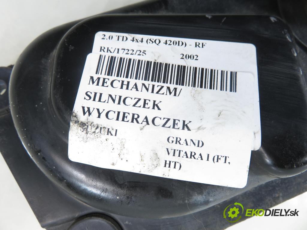 SUZUKI GRAND VITARA I (FT, HT) TERENOWY 2002 64,00 2.0 TD 87 4x4 - RF (MAZDA) 1998,00 Motorček stieračov predný