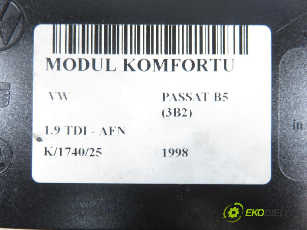 VW PASSAT B5 (3B2) SEDAN 1998 81,00 1.9 TDI 110 - AFN 1896,00 MODUL komfortu 1J0959799H
