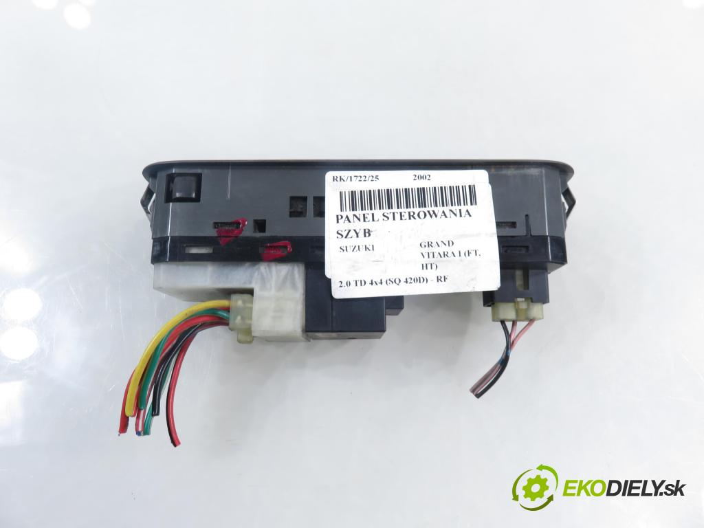 SUZUKI GRAND VITARA I (FT, HT) TERENOWY 2002 64,00 2.0 TD 87 4x4 - RF (MAZDA) 1998,00 Panel ovládaní oken