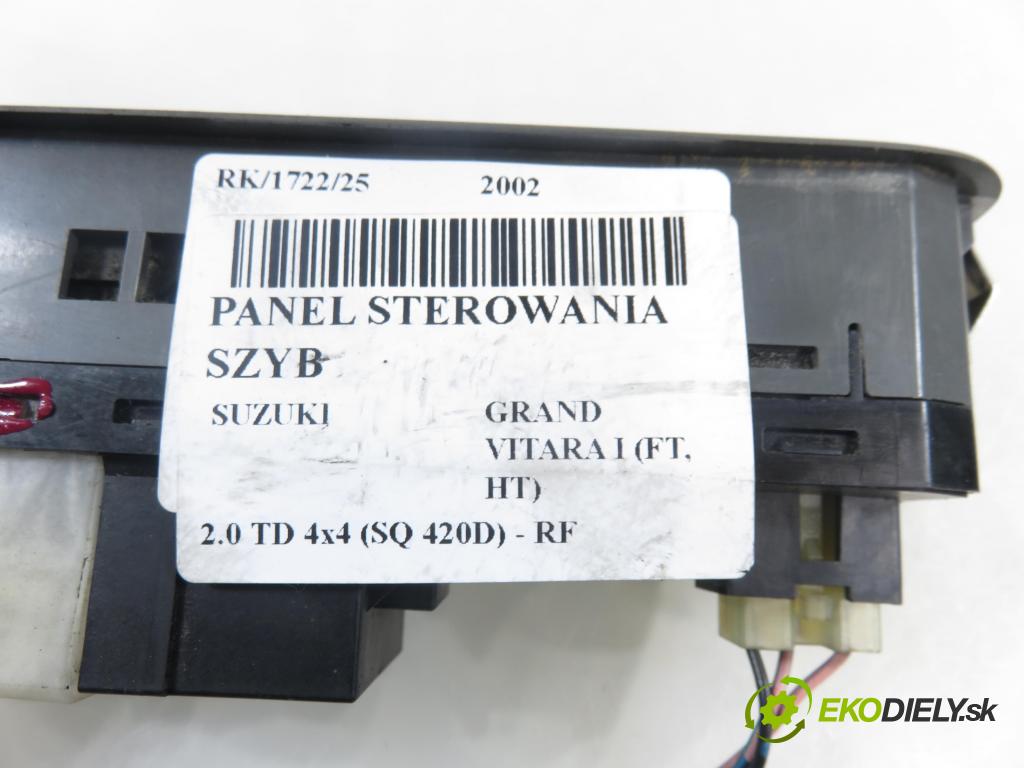 SUZUKI GRAND VITARA I (FT, HT) TERENOWY 2002 64,00 2.0 TD 87 4x4 - RF (MAZDA) 1998,00 Panel ovládaní oken