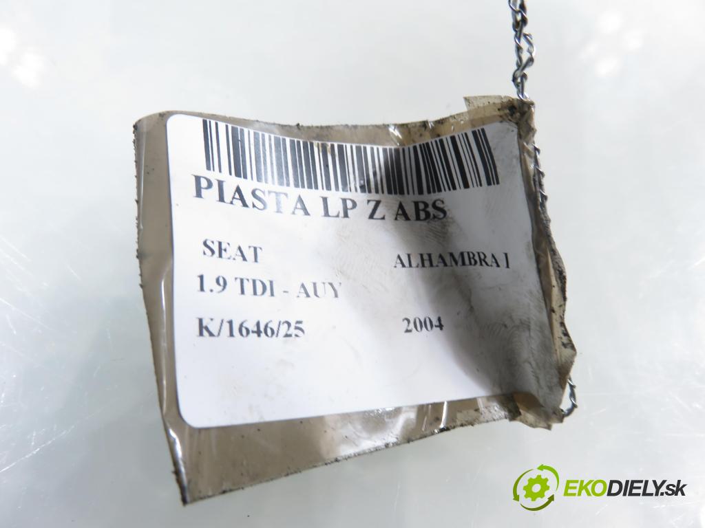 SEAT ALHAMBRA (7V8, 7V9) MINIVAN 2004 85,00 1.9 TDI PD 115 - AUY 1896,00 náboj LP ABS 