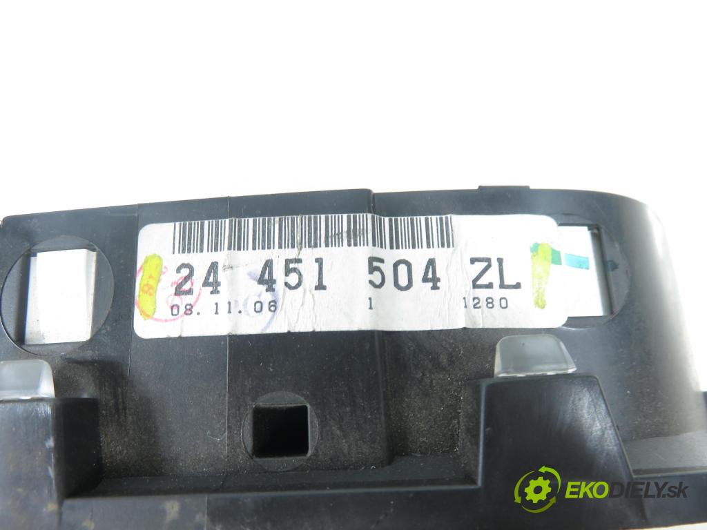OPEL ASTRA G liftback (T98) HB 2006 66,00 1.4 - Z 14 XEP 1364,00 prístrojovka elektrický 24451504 ; 24451504ZL