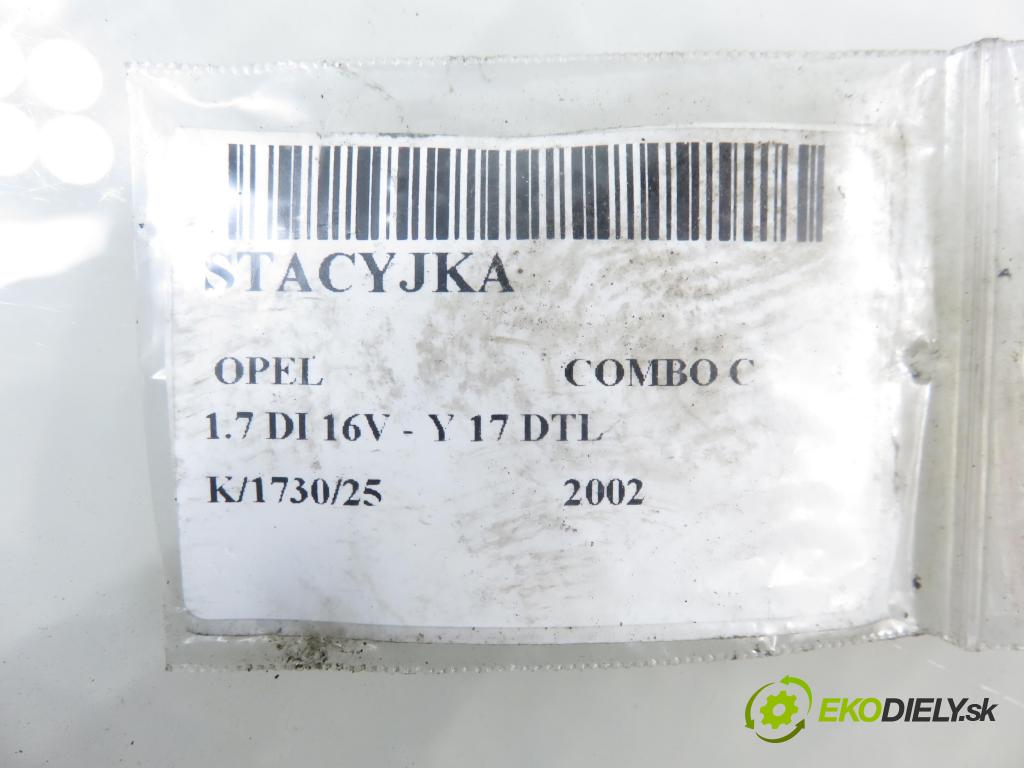 OPEL COMBO C KOMBIVAN 2002 48,00 1.7 DI 16V - Y 17 DTL 1686,00 spinačka 24413106 ; 5WK4763 ; 24445098 (Spínacia skrinka)
