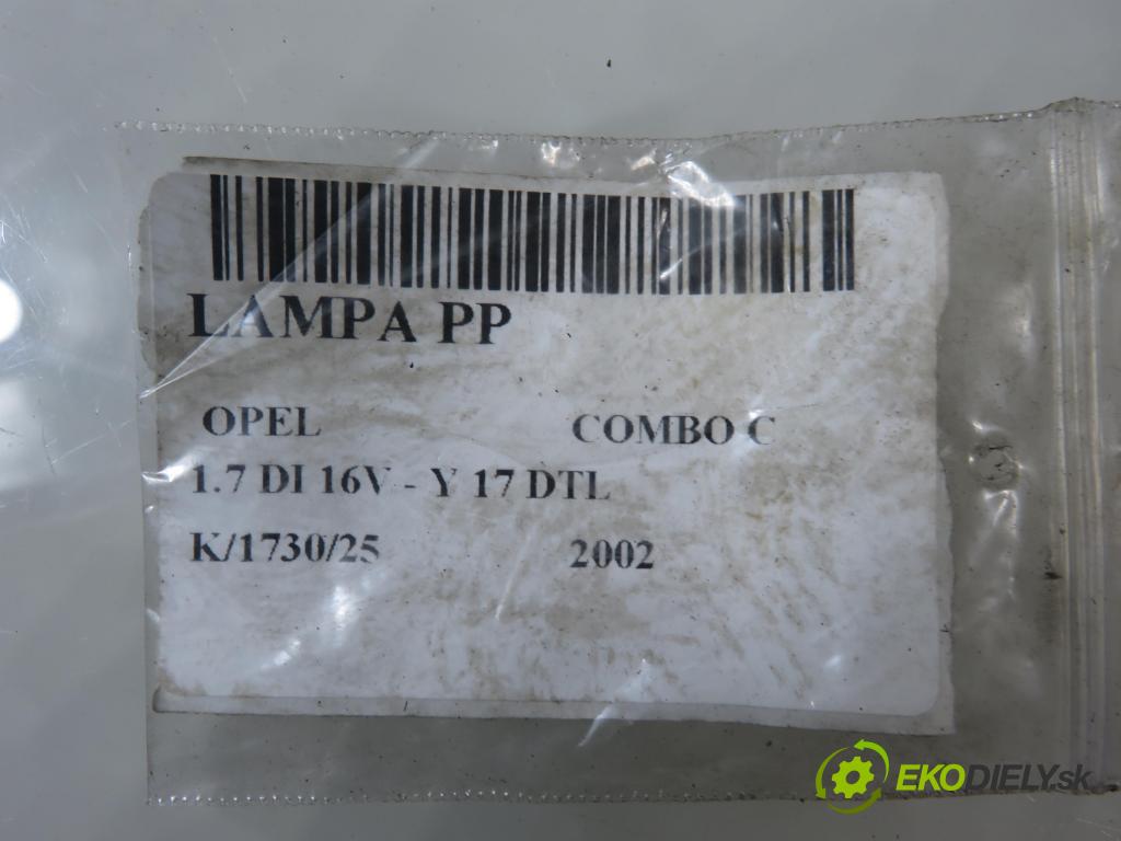 OPEL COMBO C KOMBIVAN 2002 48,00 1.7 DI 16V - Y 17 DTL 1686,00 Svetlo PP