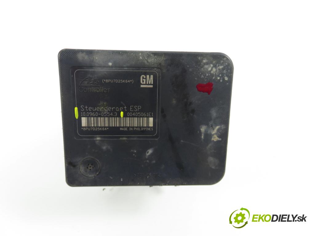 OPEL ASTRA H Kombi (A04) KOMBI 2007 81,00 1.7 CDTI - A 17 DTJ 1686,00 Pumpa ABS 10096005543 ; 13246535BL (Pumpa ABS)