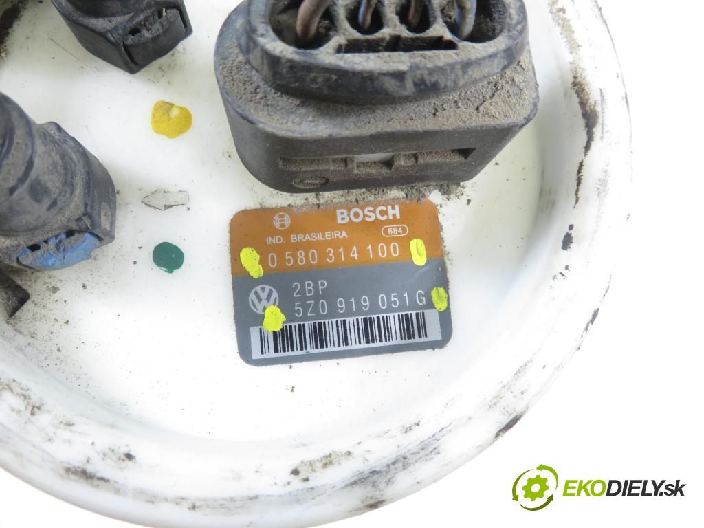 VW FOX (5Z1, 5Z3) HB 2006 55,00 1.4 - BKR 1390,00 pumpa paliva 5Z0919051G ; 0580314100