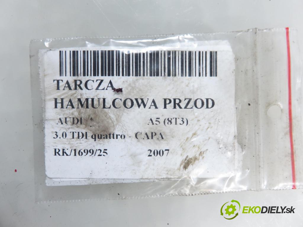 AUDI A5 (8T3) COUPE 2007 176,00 3.0 TDI quattro - CAPA 2967,00 lamela kotouč brzdová PŘEDNÍ: