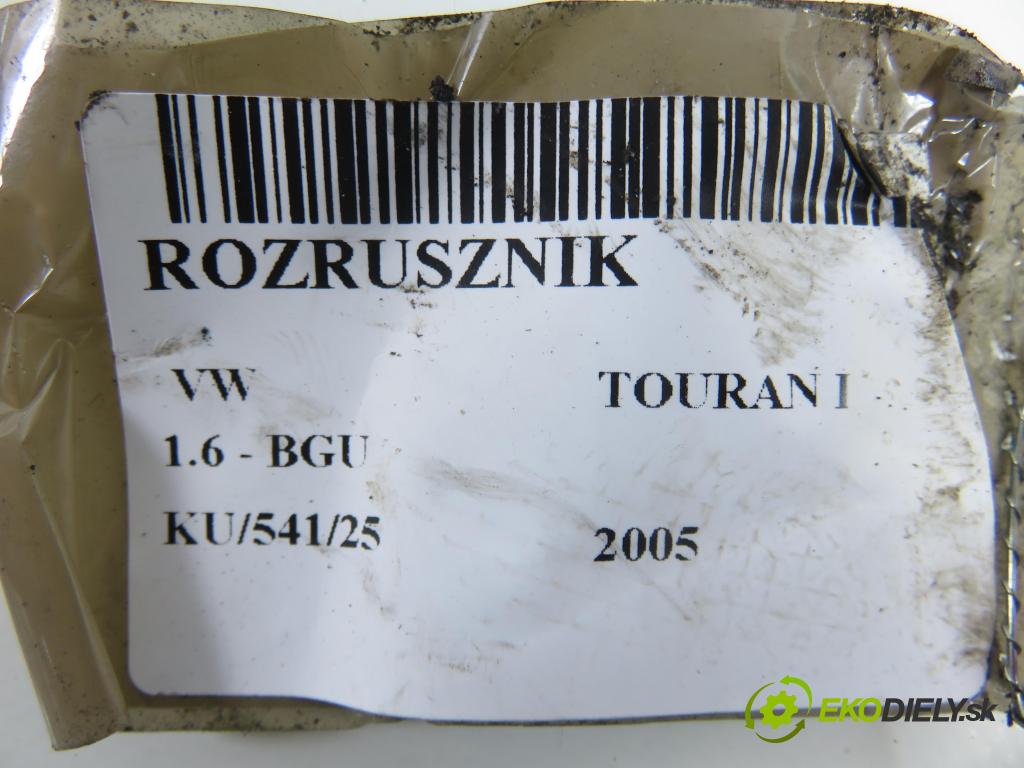 VW TOURAN (1T1, 1T2) MINIVAN 2005 75,00 1.6 - BGU 1595,00 Štartér 0001120410 ; 0AH911023 (Štartér)