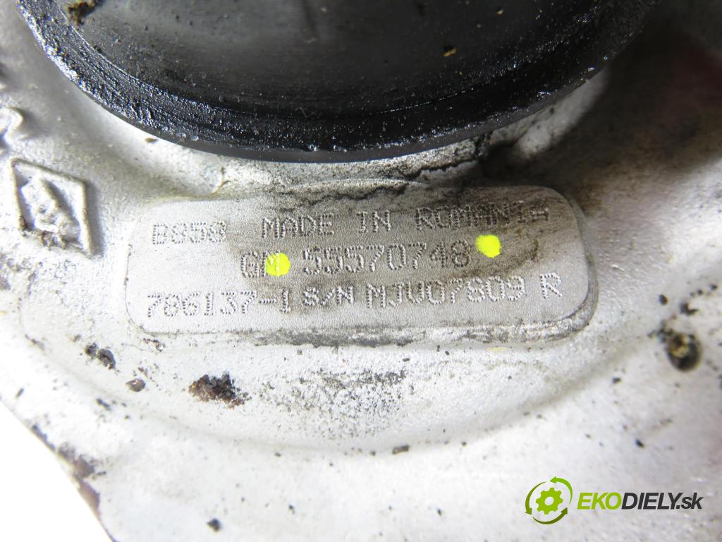 OPEL INSIGNIA A (G09) LIFTBACK 2009 96,00 2.0 CDTI (68) - A 20 DTJ 1956,00 Turbodúchadlo 55570748 (Turbodúchadlo (kompletné))