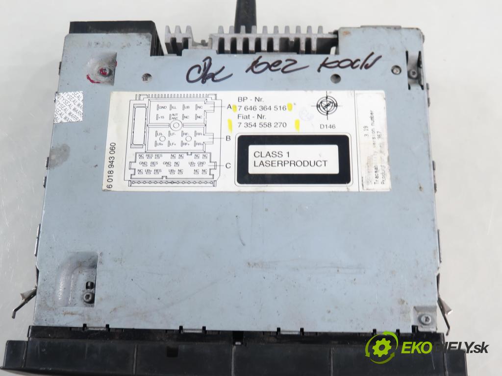 SEAT IBIZA III (6L1) HB 2003 47,00 1.2 12V - AZQ 1198,00 RADIO 7646364516