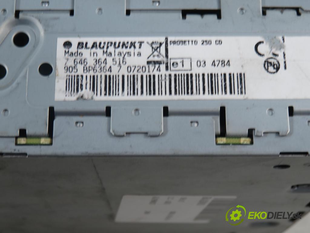 SEAT IBIZA III (6L1) HB 2003 47,00 1.2 12V - AZQ 1198,00 RADIO 7646364516